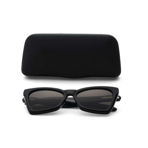 BALENCIAGA Black 57mm Square Sunglasses - Picture 1 of 2